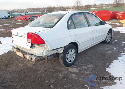 2003 Honda Civic Lx z USA, uszkodzony, nr VIN 2HGES166X3H510407